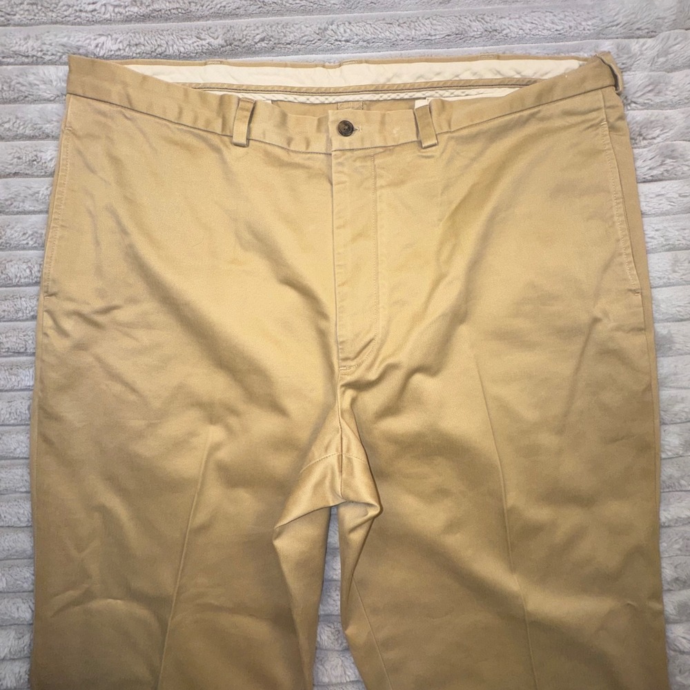 Brooks Brothers Pants Men's 42x30 Clark Fit Stretch Chino Khaki Brown Blue LOT 3 - Picture 3 of 16